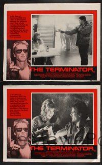 9r100 TERMINATOR set of 6 Aust LCs '84 Arnold Schwarzenegger, Michael Biehn, Linda Hamilton!
