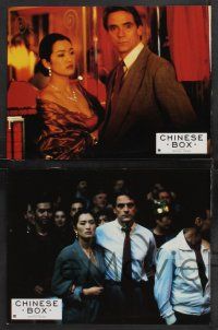 9r349 CHINESE BOX set of 12 French LCs '97 directed by Wayne Wang, Jeremy Irons, Gong Li