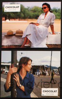9r415 CHOCOLAT set of 6 French LCs '88 a film by Claire Denis set in West Africa, Giulia Boschi