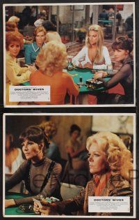9r351 DOCTORS' WIVES set of 12 English French LCs '71 sexy Dyan Cannon, Richard Crenna, Janice Rule!