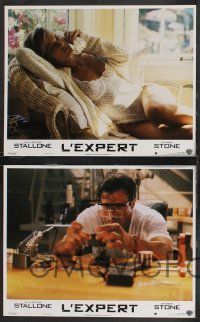 9r409 SPECIALIST set of 8 French LCs '94 James Woods, Sylvester Stallone, super sexy Sharon Stone!