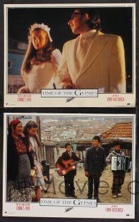 9r391 TIME OF THE GYPSIES set of 9 French LCs '90 Emir Kusturica fantasy, cool images!