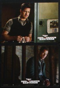 9r623 INGLOURIOUS BASTERDS set of 6 German LCs '09 Quentin Tarantino, Brad Pitt, Christoph Waltz!