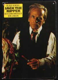 9r554 JACK THE RIPPER set of 22 German LCs '79 Jess Franco, Klaus Kinski, serial killer horror!