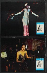 9r632 LADY SINGS THE BLUES set of 5 German LCs '72 Diana Ross as Billie Holiday!