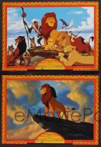 9r611 LION KING set of 8 German LCs R90s classic Disney cartoon set in Africa!