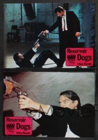 9r587 RESERVOIR DOGS set of 12 German LCs '92 Quentin Tarantino, Harvey Keitel, Steve Buscemi!