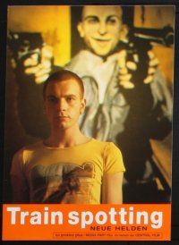 9r634 TRAINSPOTTING set of 5 German LCs '96 heroin addict Ewan McGregor, directed by Danny Boyle!