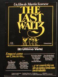 9r083 LAST WALTZ set of 12 Spanish LCs '78 Martin Scorsese, The Band, Bob Dylan, Ringo Starr!