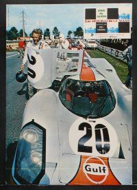 9r084 LE MANS set of 12 Spanish LCs '71 great images of race car driver Steve McQueen!