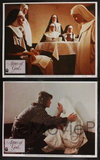 9s068 AGNES OF GOD 8 LCs '85 directed by Norman Jewison, Jane Fonda, nun Meg Tilly!