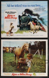 9s051 RIDE A WILD PONY 9 LCs '76 Disney, a rich girl, a poor boy, Australian horses!