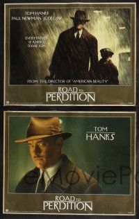 9s011 ROAD TO PERDITION 11 LCs '02 Tom Hanks, Paul Newman, Jude Law, Jennifer Jason Leigh