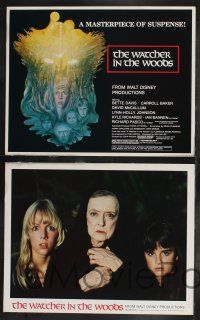 9s055 WATCHER IN THE WOODS 9 LCs '80 Disney, Bette Davis, sexy Lynn-Holly Johnson, tc art by Negron