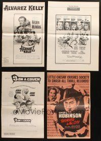 9t035 LOT OF 16 UNCUT PRESSBOOKS '60s-70s great advertising images from a variety of movies!