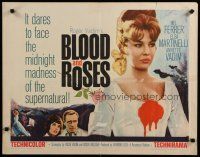 9w032 BLOOD & ROSES 1/2sh '61 Et mourir de plaisir, Roger Vadim, sexiest vampire Annette Vadim!
