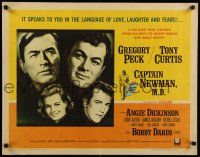 9w044 CAPTAIN NEWMAN, M.D. 1/2sh '64 Gregory Peck, Tony Curtis, Angie Dickinson, Bobby Darin