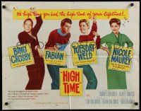 9w113 HIGH TIME 1/2sh '60 Blake Edwards directed, Bing Crosby, Fabian, sexy young Tuesday Weld!