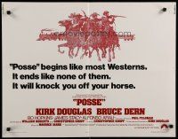 9w193 POSSE 1/2sh '75 Kirk Douglas, it begins like most westerns but ends like none of them!