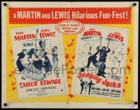 9w211 SAILOR BEWARE/JUMPING JACKS 1/2sh '57 Dean Martin & Jerry Lewis double-feature!