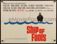 9w222 SHIP OF FOOLS 1/2sh '65 Stanley Kramer's movie based on Katharine Anne Porter's book!