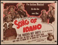 9w226 SONG OF IDAHO 1/2sh '48 Hoosier Hot Shots & stars of radio and rodeo!