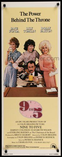 9w281 9 TO 5 insert '80 Dolly Parton, Jane Fonda & Lily Tomlin w/tied up Dabney Coleman!