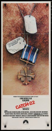 9w359 CATCH 22 insert '70 directed by Mike Nichols, based on the novel by Joseph Heller!