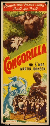 9w371 CONGORILLA insert R46 Osa & Martin Johnson on African safari!