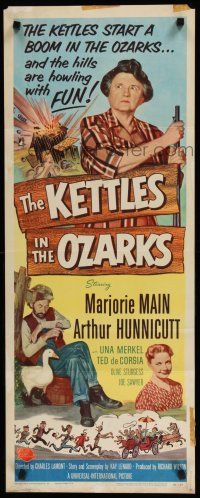 9w510 KETTLES IN THE OZARKS insert '56 Marjorie Main as Ma brews up a roaring riot in the hills!