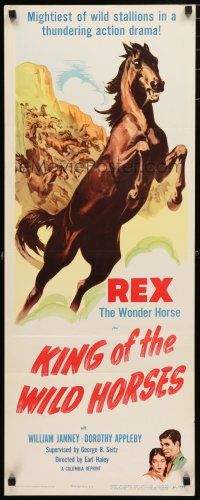 9w517 KING OF THE WILD HORSES insert R50 Rex the Wonder Horse is a hate-maddened animal!