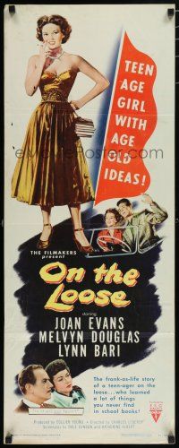 9w601 ON THE LOOSE insert '51 sexy bad Joan Evans is school girl by day & thrill seeker by night!