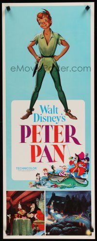 9w627 PETER PAN insert R76 Walt Disney animated cartoon fantasy classic, great full-length art!