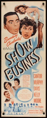 9w727 SHOW BUSINESS insert R50 Eddie Cantor, super sexy artwork of Constance Moore!