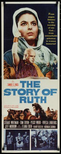 9w753 STORY OF RUTH insert '60 Elana Eden goes from untouchable priestess to woman immortal!