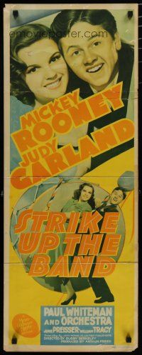 9w760 STRIKE UP THE BAND insert '40 Mickey Rooney dancing with Judy Garland, Busby Berkeley!