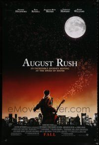 9x067 AUGUST RUSH advance DS 1sh '07 an incredible journey moving at the speed of sound!