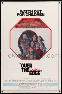 9x001 OVER THE EDGE children style 1sh '79 never before seen w/McLean art, Kaplan cult classic!