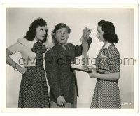 9y081 ANDY HARDY'S PRIVATE SECRETARY deluxe 8x10 still '41 Ann Rutherford, Mickey Rooney, Grayson!