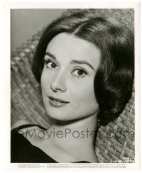 9y100 AUDREY HEPBURN 8.25x10 still '59 beautiful close portrait out of costume from Nun's Story!