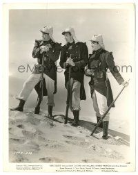 9y113 BEAU GESTE 8x10.25 still '39 Legionnaires Gary Cooper, Preston & Milland in desert w/ guns!