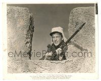 9y111 BEAU GESTE 8.25x10 still '39 c/u of Legionnaires Gary Cooper holding rifle at fort wall!