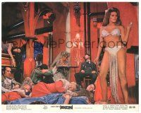 9y006 BEDAZZLED color 8x10 still '68 sexiest Raquel Welch as lust with passed out people!