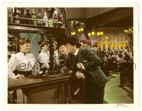 9y011 DR. JEKYLL & MR. HYDE color-glos 8x10.25 still '41 Ingrid Bergman behind bar smiles at drunks!