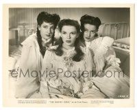 9y395 HARVEY GIRLS 8x10.25 still '45 Judy Garland on bed between Virginia O'Brien & Cyd Charisse!