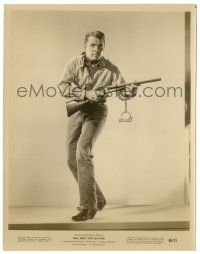 9y400 HELL BENT FOR LEATHER 8x10.25 still '60 full-length Audie Murphy with handcuffs & shotgun!