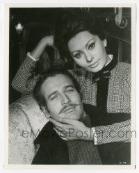 9y487 LADY L 8x10.25 still '66 best close portrait of Paul Newman & sexy Sophia Loren!