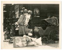 9y514 LITTLE ANNIE ROONEY deluxe 8x10 still '25 c/u of Mary Pickford carrying baby by K.O. Rahmn!