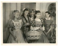 9y518 LITTLE WOMEN 8x10.25 still '33 Katharine Hepburn, Joan Bennett, Jean Parker & Frances Dee!