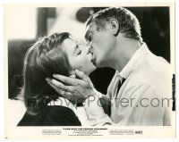 9y529 LOVE WITH THE PROPER STRANGER 8x10 still '62 best c/u of Steve McQueen kissing Natalie Wood!